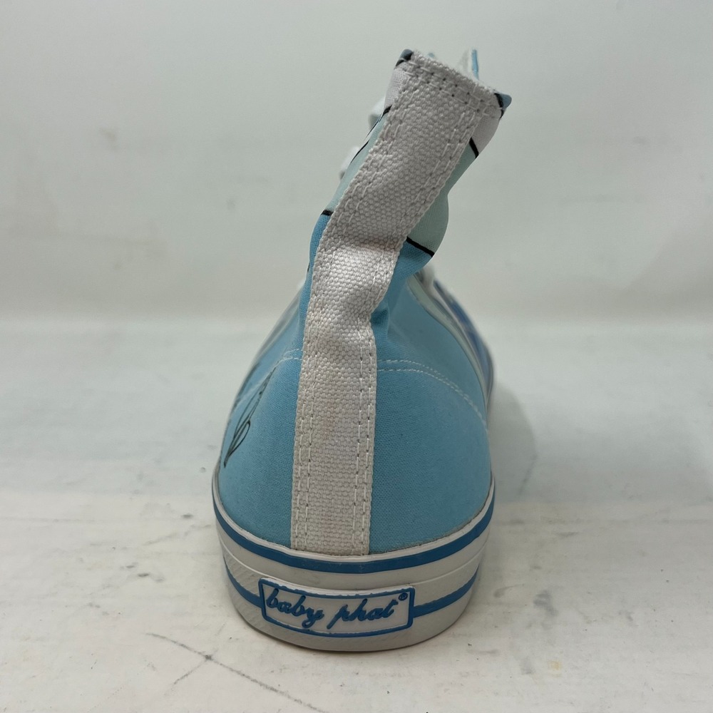 Baby Phat Women's High Top Sneakers Size 8.5 Blue/Royal Retro Street Y2K VTG NEW - Picture 6 of 16